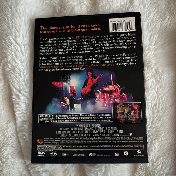 Led Zeppelin The Song Remains the Same In Concert and Beyond DVD - Picture 2 of 4